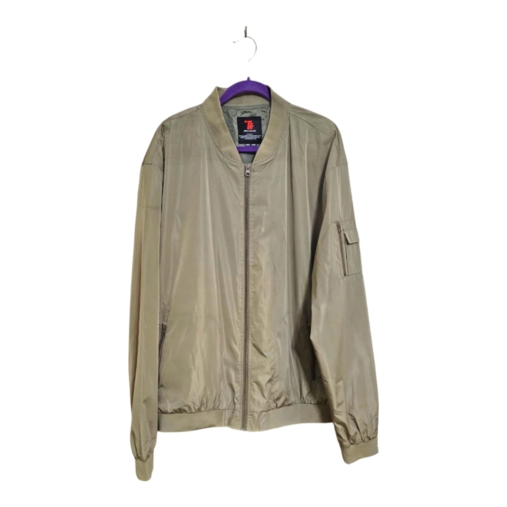 TBMPOY Lightweight Men's Tan Bomber Jacket 3XL